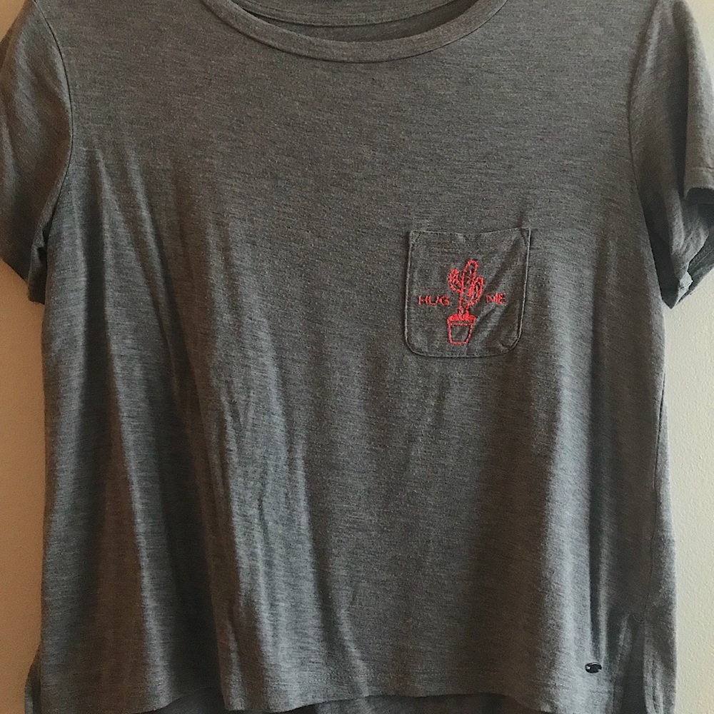 Cactus embroidered tee